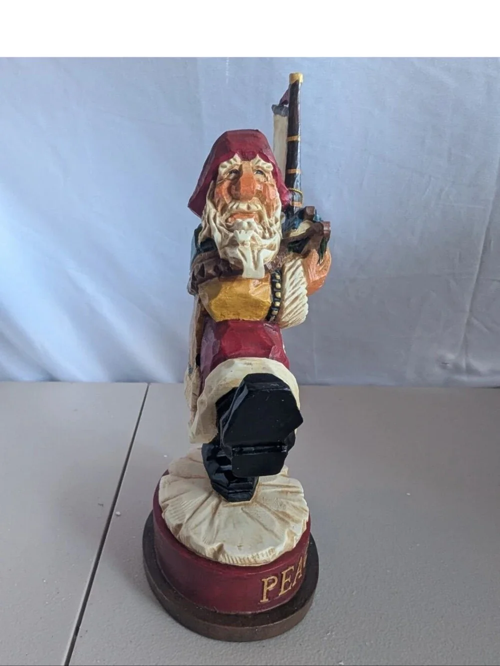 David Frykman Door County Peace On Earth Figurine Santa Boat NEW open box